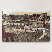 De oude stad Salamanca, Spanje Legpuzzel (Horizontaal)