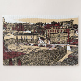De oude stad Salamanca, Spanje Legpuzzel