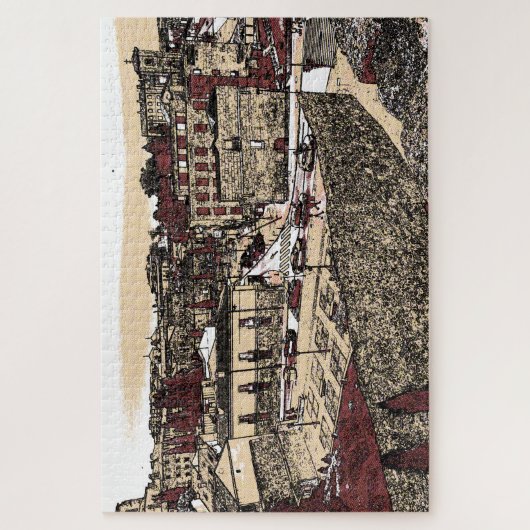 De oude stad Salamanca, Spanje Legpuzzel (Verticaal)