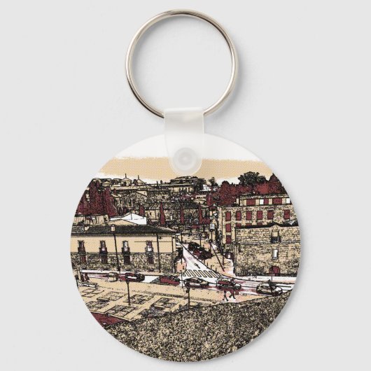 De Oude Stad Salamanca Spanje Sleutelhanger (Voorkant)