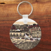 De Oude Stad Salamanca Spanje Sleutelhanger (Achterkant)