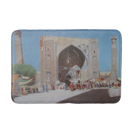 De oude stad Samarkand (door Vasili Vereshchagin) Badmat (Voorkant)