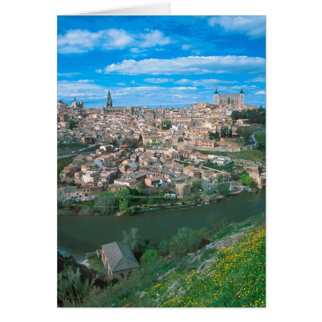 De oude stad Toledo, Spanje. (Voorkant)