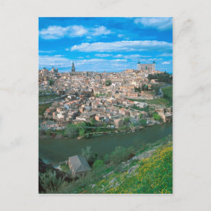 De oude stad Toledo, Spanje. Briefkaart