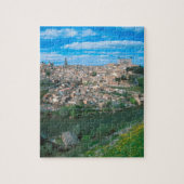 De oude stad Toledo, Spanje. Legpuzzel (Verticaal)
