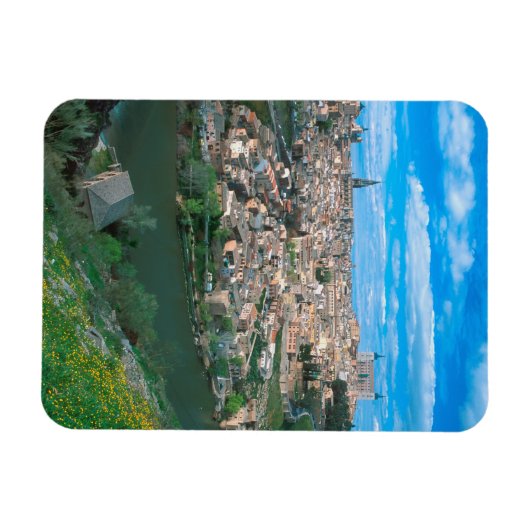 De oude stad Toledo, Spanje. Magneet (Horizontaal)