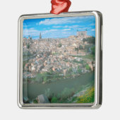De oude stad Toledo, Spanje. Metalen Ornament (Links)