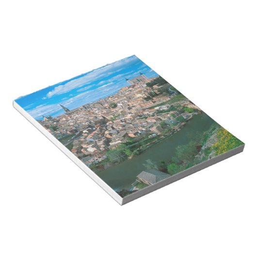 De oude stad Toledo, Spanje. Notitieblok (Schuin)