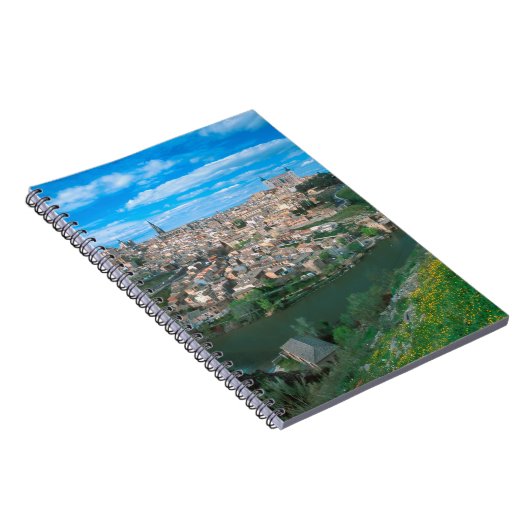 De oude stad Toledo, Spanje. Notitieboek (Rechterzijde)