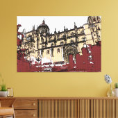 De Oude Stad van de Universiteit van Salamanca Canvas Afdruk (Insitu (Woonkamer))