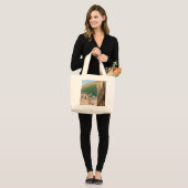 De oude stad van Dubrovnik Grote Tote Bag (Voorkant (model))
