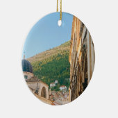 De oude stad van Dubrovnik Keramisch Ornament (Rechts)