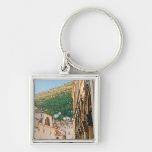 De oude stad van Dubrovnik Sleutelhanger (Voorkant)
