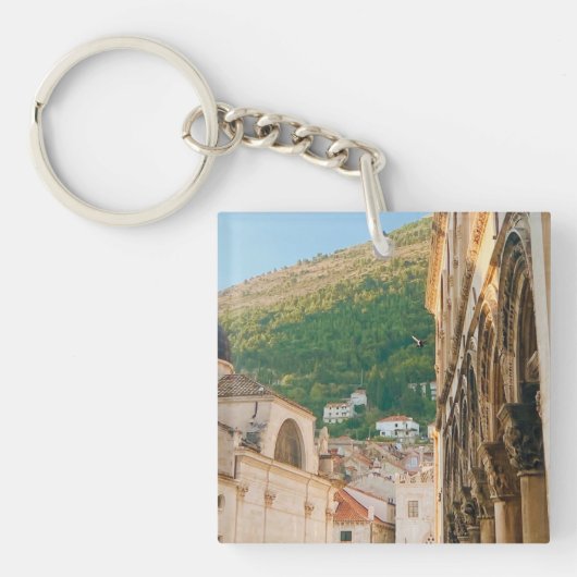 De oude stad van Dubrovnik Sleutelhanger (voorkant)