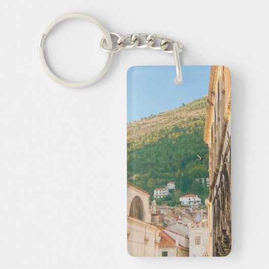De oude stad van Dubrovnik Sleutelhanger (Voorkant)