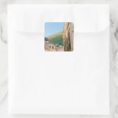 De oude stad van Dubrovnik Vierkante Sticker (Tas)
