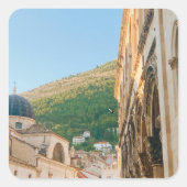 De oude stad van Dubrovnik Vierkante Sticker (Voorkant)