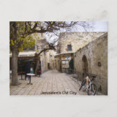 De oude stad van Jerusalem Briefkaart (Voorkant)