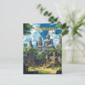 De oude stad van Polonnaruwa Sri Lanka Briefkaart (Staand voorkant)