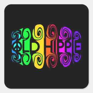 De OUDE stickers van de HIPPIE