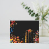 De oude Straat Fremont van Las Vegas Briefkaart (Staand voorkant)