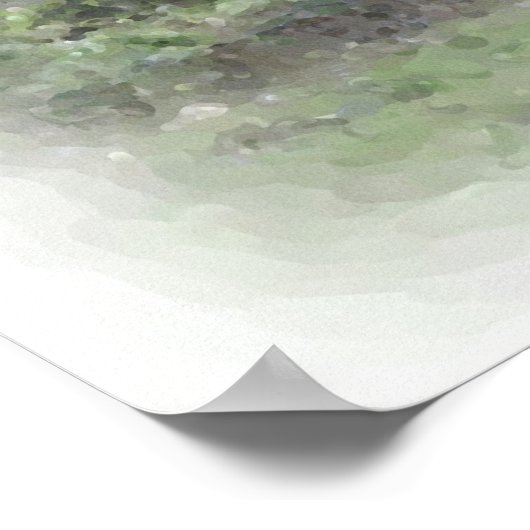 De oude streepjesdruk poster (Hoek)