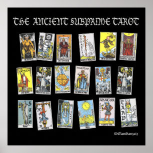 De oude subprime Tarot Poster