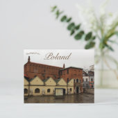 De oude synagoge Kazimierz district Krakau Polen Briefkaart (Staand voorkant)