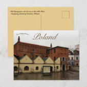 De oude synagoge Kazimierz district Krakau Polen Briefkaart (Voorkant / Achterkant)