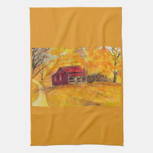 De Oude Thuisplaats Keukenhanddoek (Verticaal)