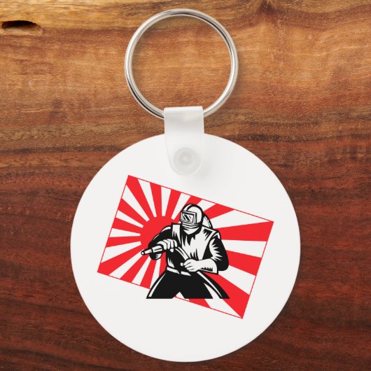 De oude Tokyo Sandblaster Sleutelhanger (Voorkant)