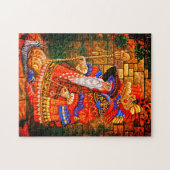 De oude Tovenaar loopt zijn slak rond Legpuzzel (Horizontaal)