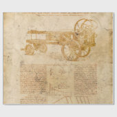 De oude Traceur en de Tekst op de Ontkoppeling van Cadeaupapier (Vlak)