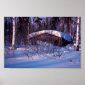 De oude trappercabine poster (Voorkant)