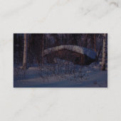 De oude trappercabine visitekaartje (Achterkant)