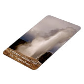 DE OUDE TROUWE GEISER IN YELLOWSTONE PARK MAGNEET (Linkerzijde)