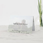 De oude Verjaardag van de Schuur Kaart (Achterkant)