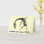 De oude Verjaardag van het Overblijfsel Kaart (Gele Bloem)