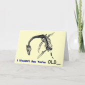 De oude Verjaardag van het Overblijfsel Kaart (Voorkant)