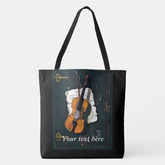 De Oude Viool TEMPLATE Tote Bag (Voorkant)