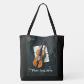 De Oude Viool TEMPLATE Tote Bag (Achterkant)
