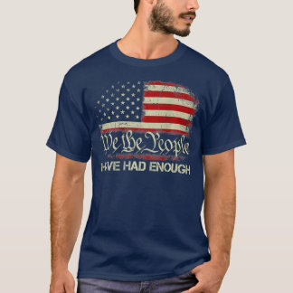 De  oude vlag die wij, de mensen, hebben genoeg ge t-shirt