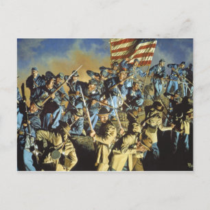 De oude vlag heeft nooit de grond aangetast briefkaart