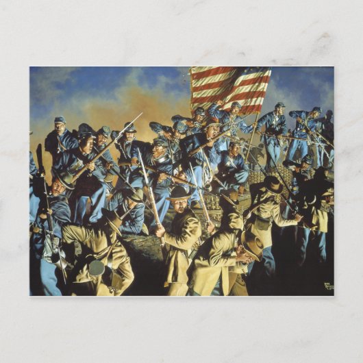 De oude vlag heeft nooit de grond aangetast briefkaart (Voorkant)