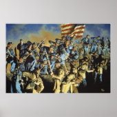 De oude vlag heeft nooit de grond aangetast poster (Voorkant)