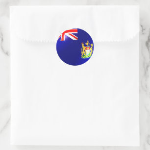 De oude vlag van Hongkong Ronde Sticker