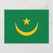 De oude vlag van Mauritanië Briefkaart (Voorkant)