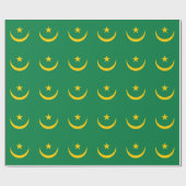 De oude vlag van Mauritanië Cadeaupapier (Vlak)