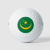 De oude vlag van Mauritanië Golfballen (Voorkant)