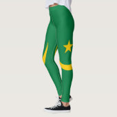 De oude vlag van Mauritanië Leggings (Links)